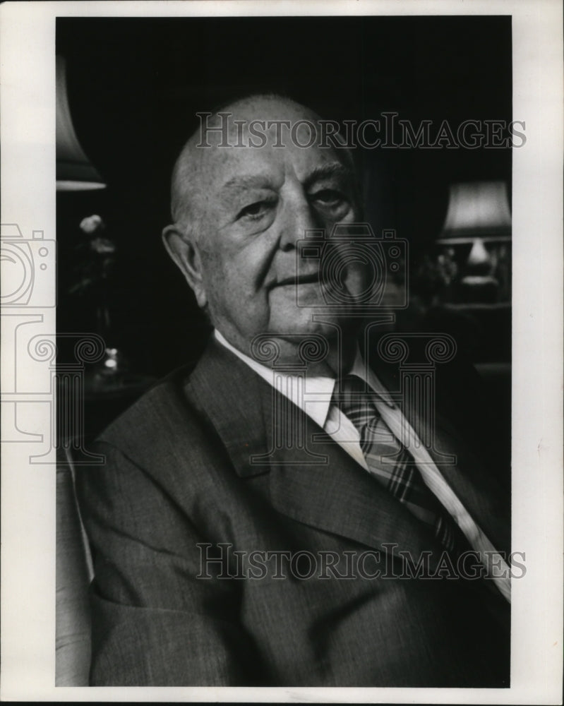 1971 Press Photo Frank L. Weyenberg, retired Milw. Shoe Manufacturer, dies-Historic Images