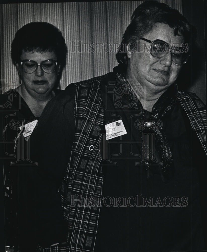 1991 Press Photo JoAnn White Waukesha School District Volunteer - mja23606 - Historic Images