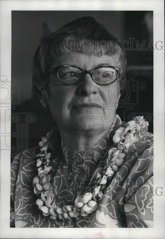 1978 Press Photo Dorothy White, Delafield's mayor in her home. - mja23645 - Historic Images