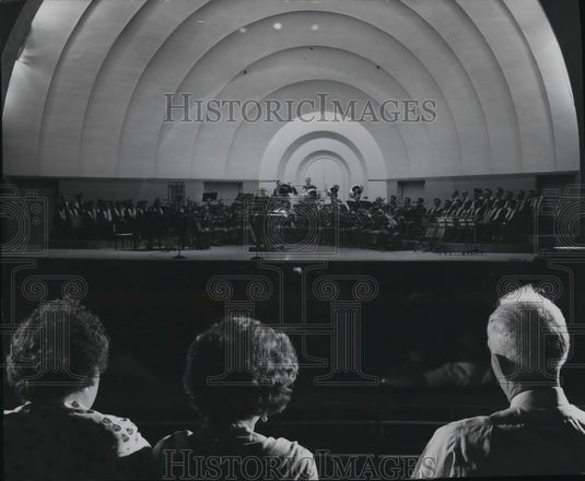 1964 AC spark Plug Brass Band played in Washington Park Bandshell-Historic Images