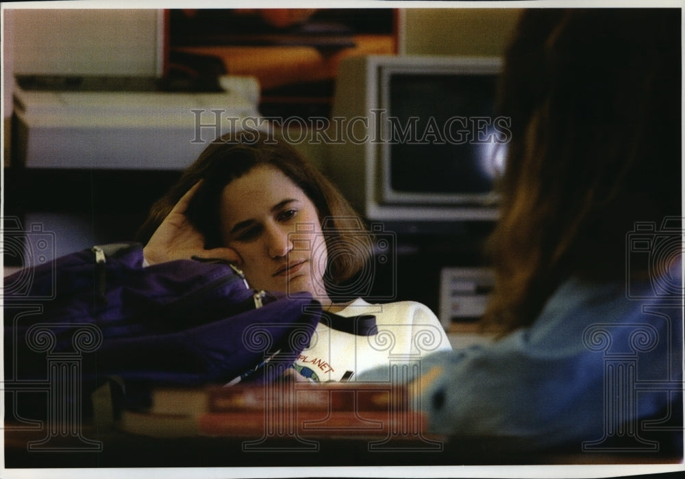 1994 Press Photo Student at MPS. Washington High School. - mja24768 - Historic Images