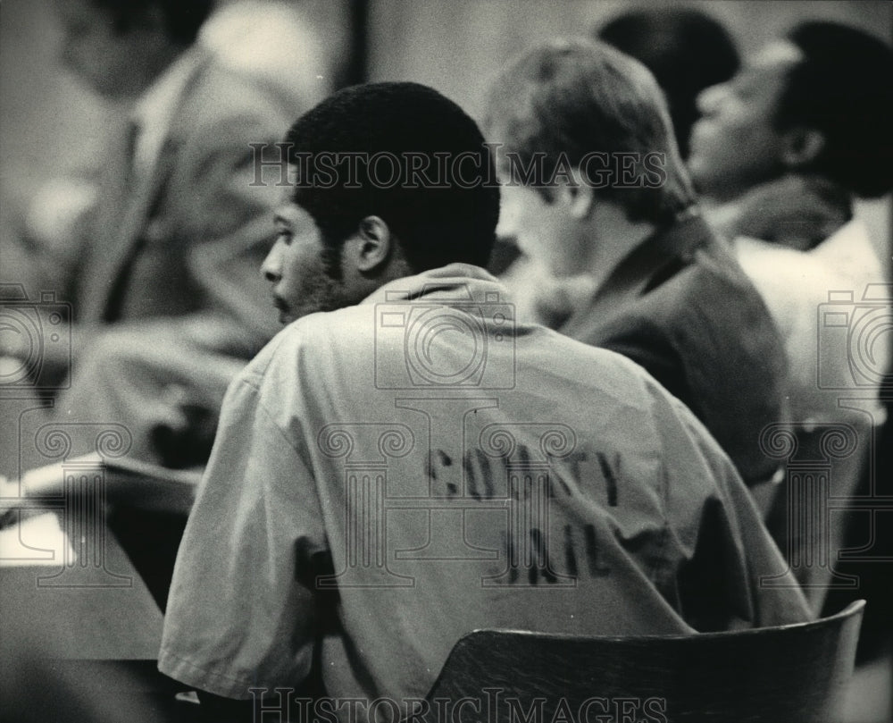 1986 Press Photo Bernard Watts, murdered Geanine Ward - mja25581 - Historic Images