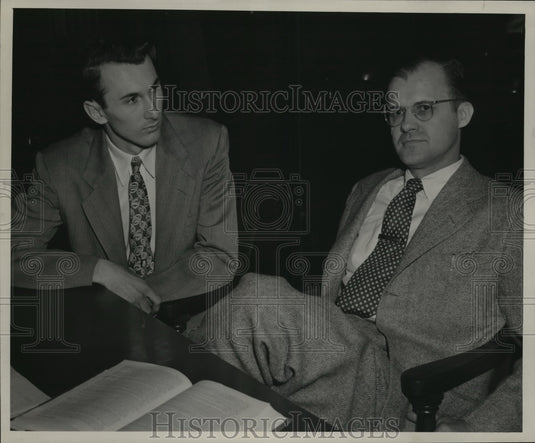 1949 Press Photo Victor Babich, father of murderer Milton Babich - mja25974 - Historic Images