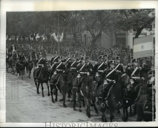 1942 Press Photo Military parade in Argetina - mja26281 - Historic Images
