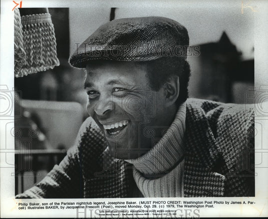 1979 Press Photo Philip Baker, son of Parisian nightclub legend Josephine Baker-Historic Images