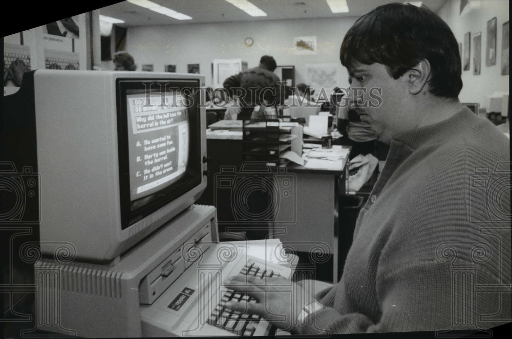 1993 Waukesha Adaptive Community Approach Program Member Mel Henke - Historic Images