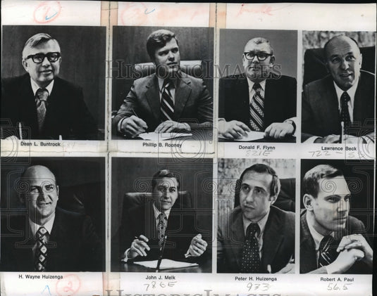 1972 Press Photo Waste Management Officers - Historic Images
