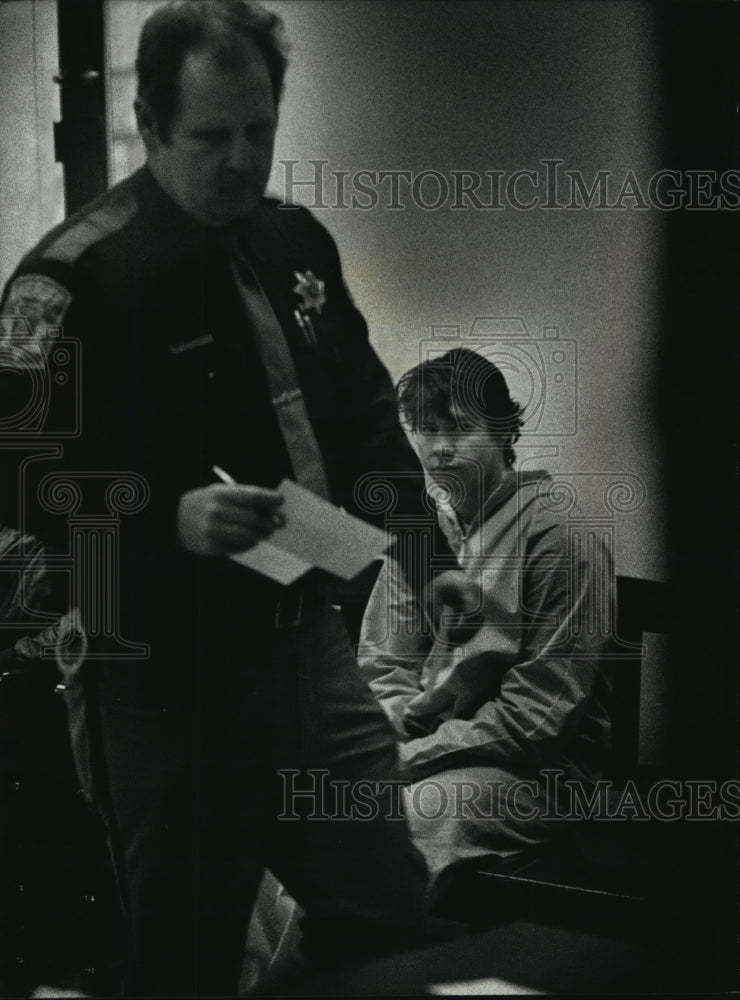 1990 Press Photo Shane King accused of killing Kurt Lagoo, a 1 1/2 boy - Historic Images