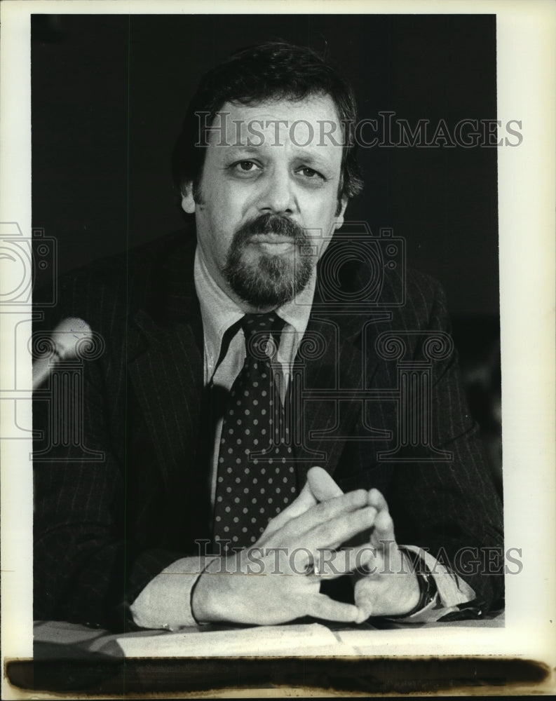 1977 Press Photo A. Bartlett Giamatti, Yale professor of English to be president - Historic Images
