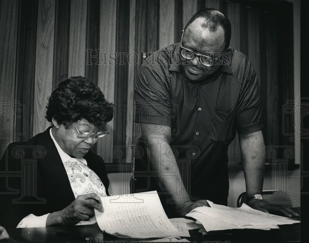 Press Photo Booker Ashe - mja30753-Historic Images