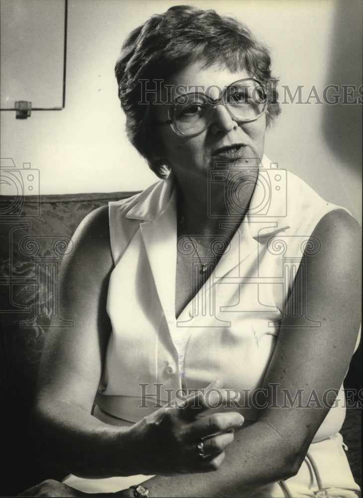 1980 Press Photo Jane Burges - Kohn, co-author of &quot;The Widower&quot; - Historic Images