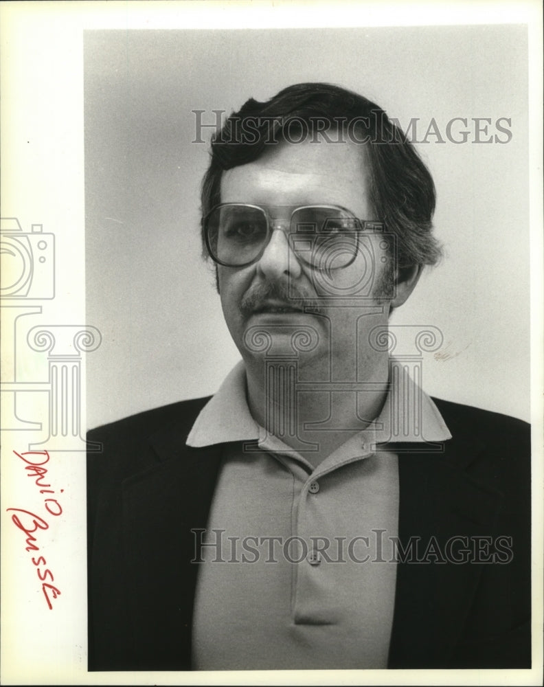 1981 Press Photo David Busse, Admissions &amp; Financial aide Dir- Lawrence Univ-Historic Images
