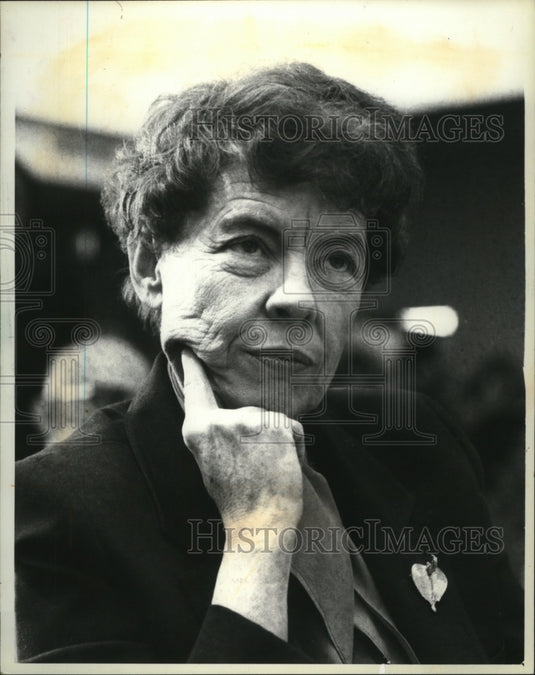 1981 Press Photo Jeane Kirkpatrick, US ambassador to the United Nations-Historic Images