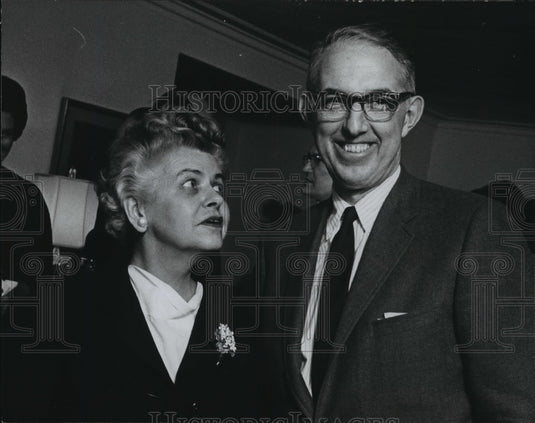 1969 Press Photo Miss Marguerite Gilmore and Elmer Winter - mja31686-Historic Images