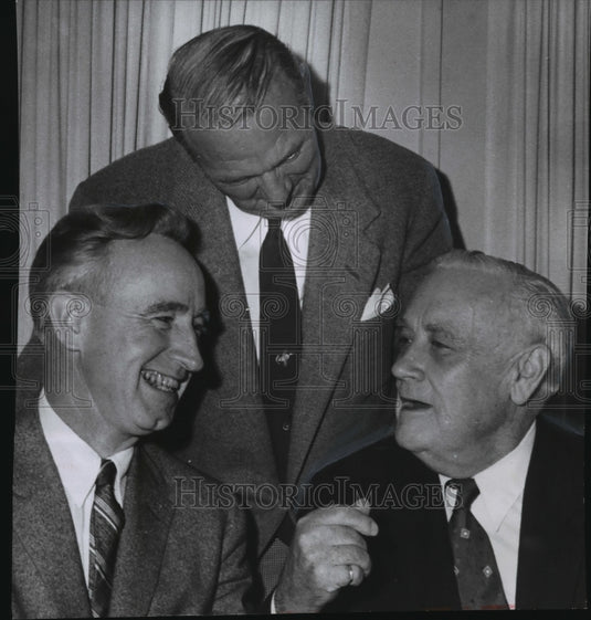 1958 Press Photo Wisconsin Republican candidates together for strategy meeting-Historic Images