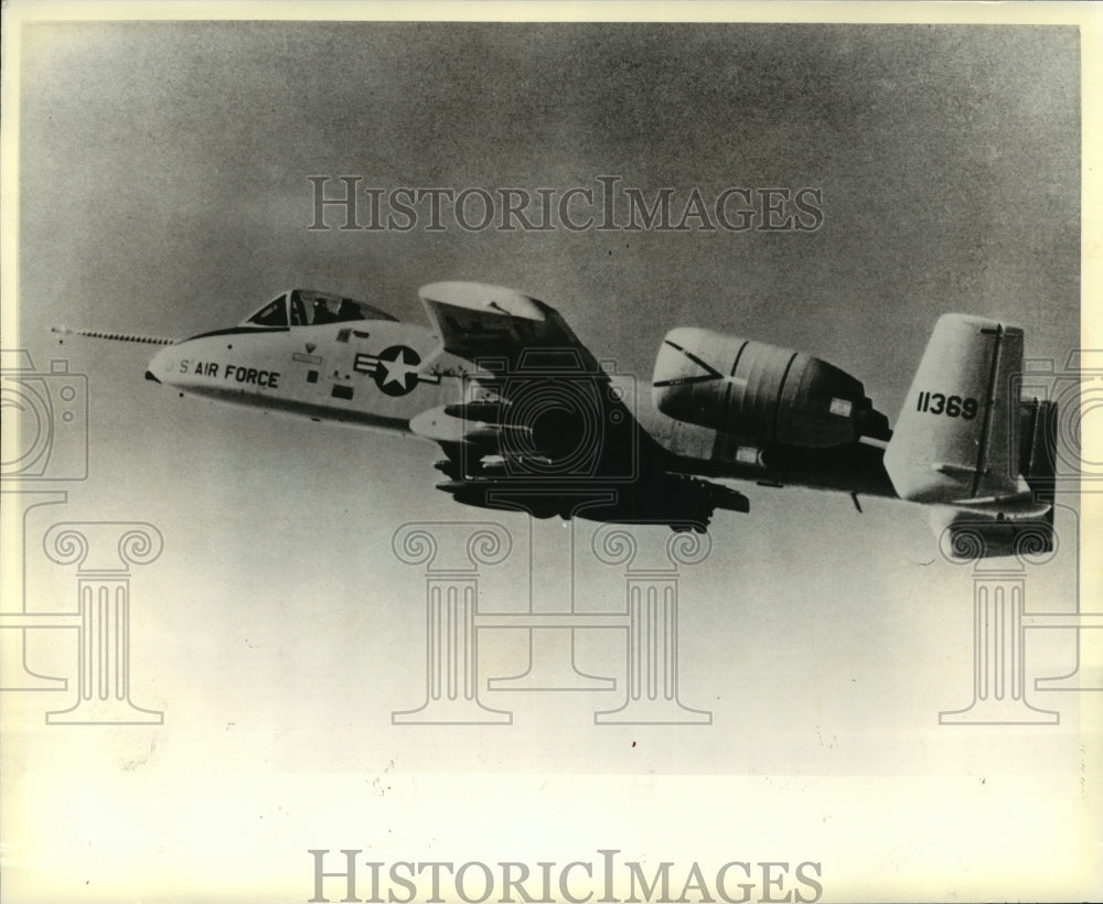 1980 Press Photo Anti-tank A-10 jets of Wisconsin Air National Guard - mja32433-Historic Images