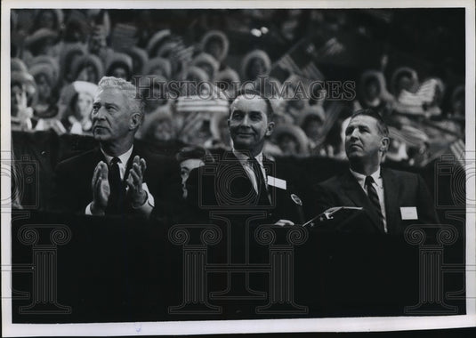 1964 Press Photo Warren Knowles & others - mja32678-Historic Images