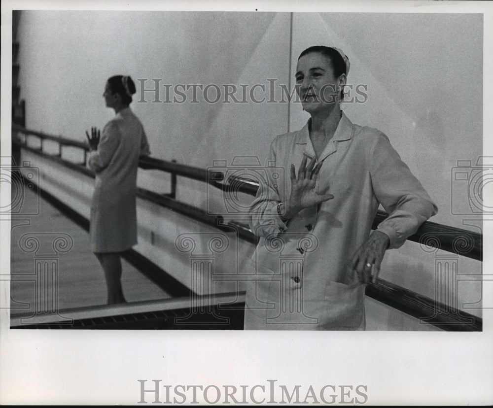 1968 Press Photo Bella Lewitzky, artist in residence in dance at Madison-Historic Images