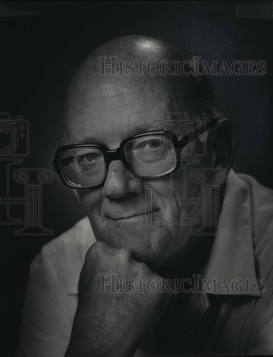 1984 Press Photo Gerald (Jerry) Kloss, Journal Green Sheet writer - mja33034-Historic Images