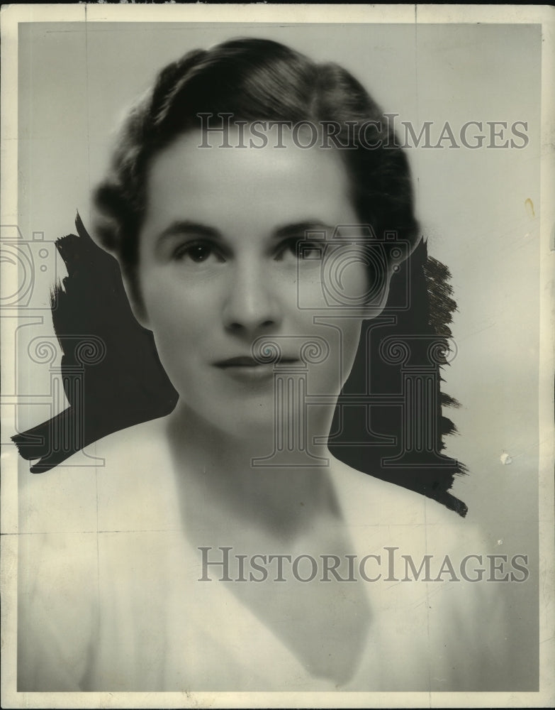 1935 Press Photo Ruth Estelle Bowers now Mrs Grant Bowers - mja33636 - Historic Images