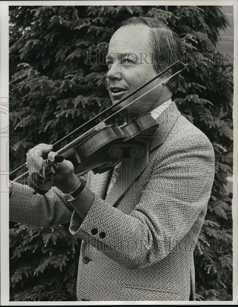 1975 Press Photo Dakin Williams, Democratic nominee for governor of Illinois-Historic Images