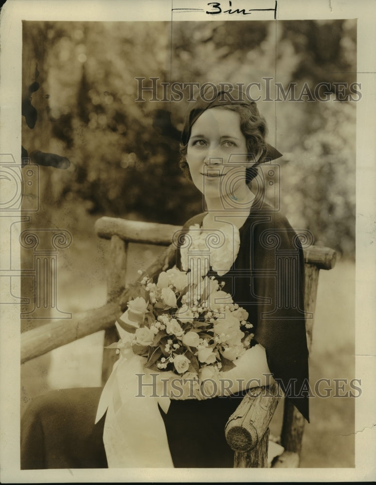 1932 Press Photo Newly Wed Sylvia Dropper - mja33815 - Historic Images