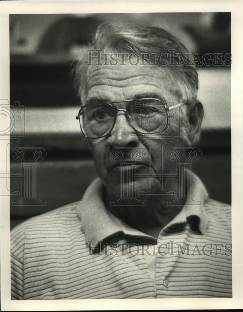 1983 Press Photo Charles Willman, head of Ontonagon County Historical Museum-Historic Images