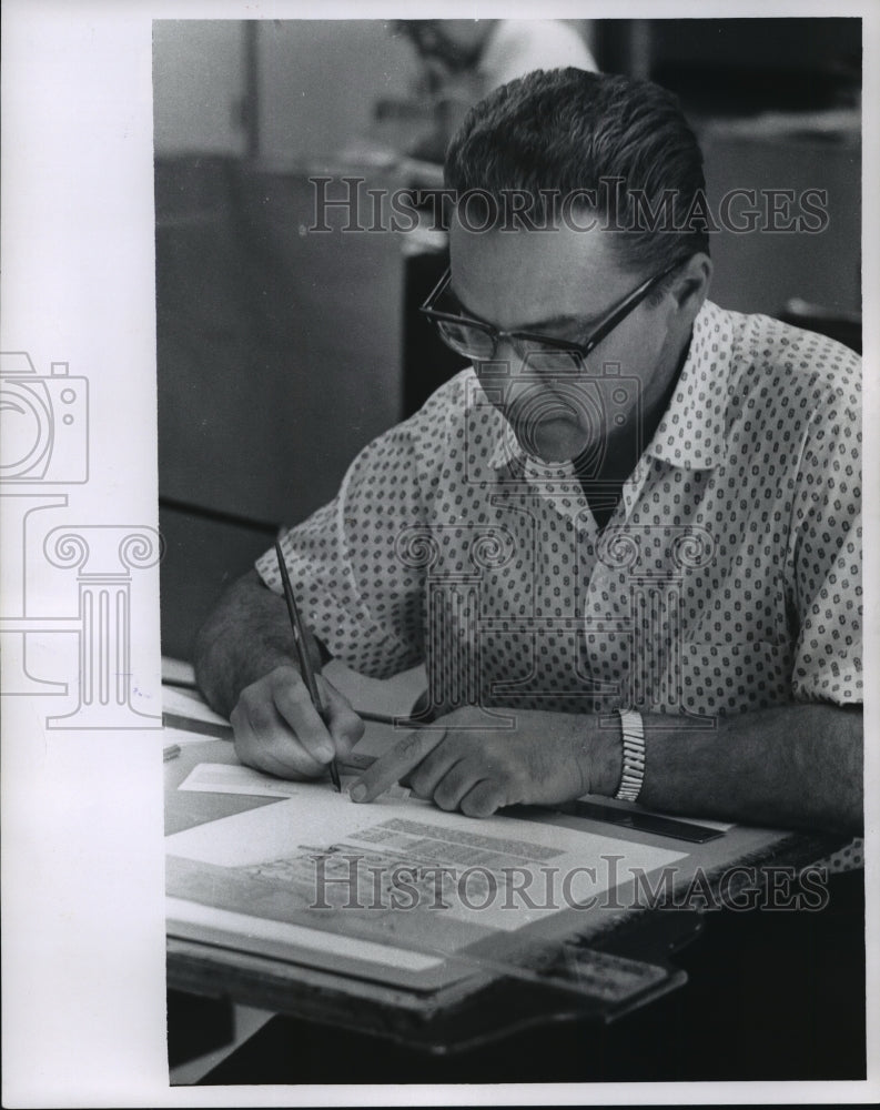 1965 Edwin L. Wilson, Milwaukee Journal artist-Historic Images