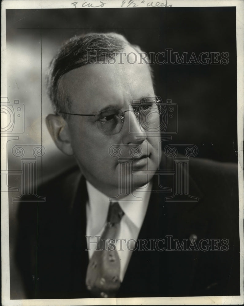1936 Press Photo Gov. Alfred Landon of Kansas, Republican nominee for President-Historic Images