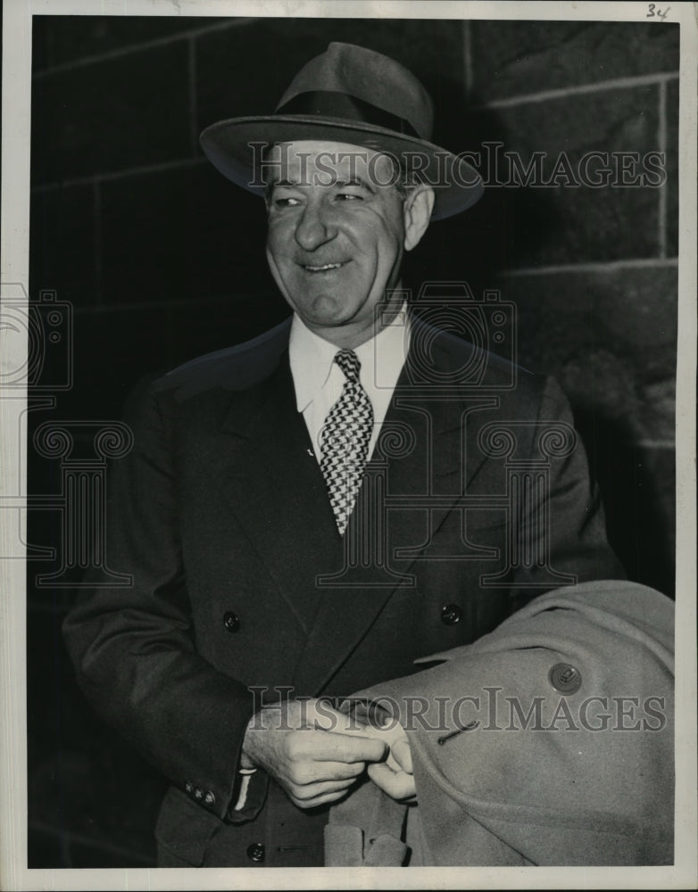 1949 Press Photo Buckley Harris, previous manager of the Washington Senators-Historic Images