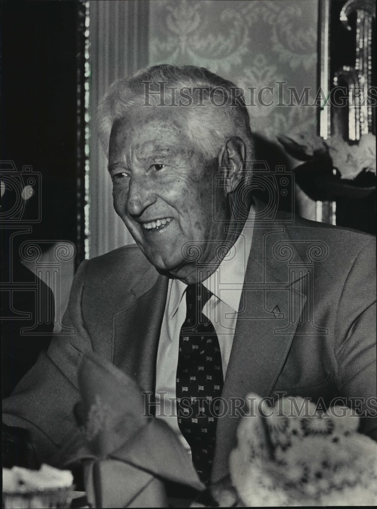 1993 Press Photo Warren P. Knowles, former governor of Wisconsin is now a lawyer-Historic Images