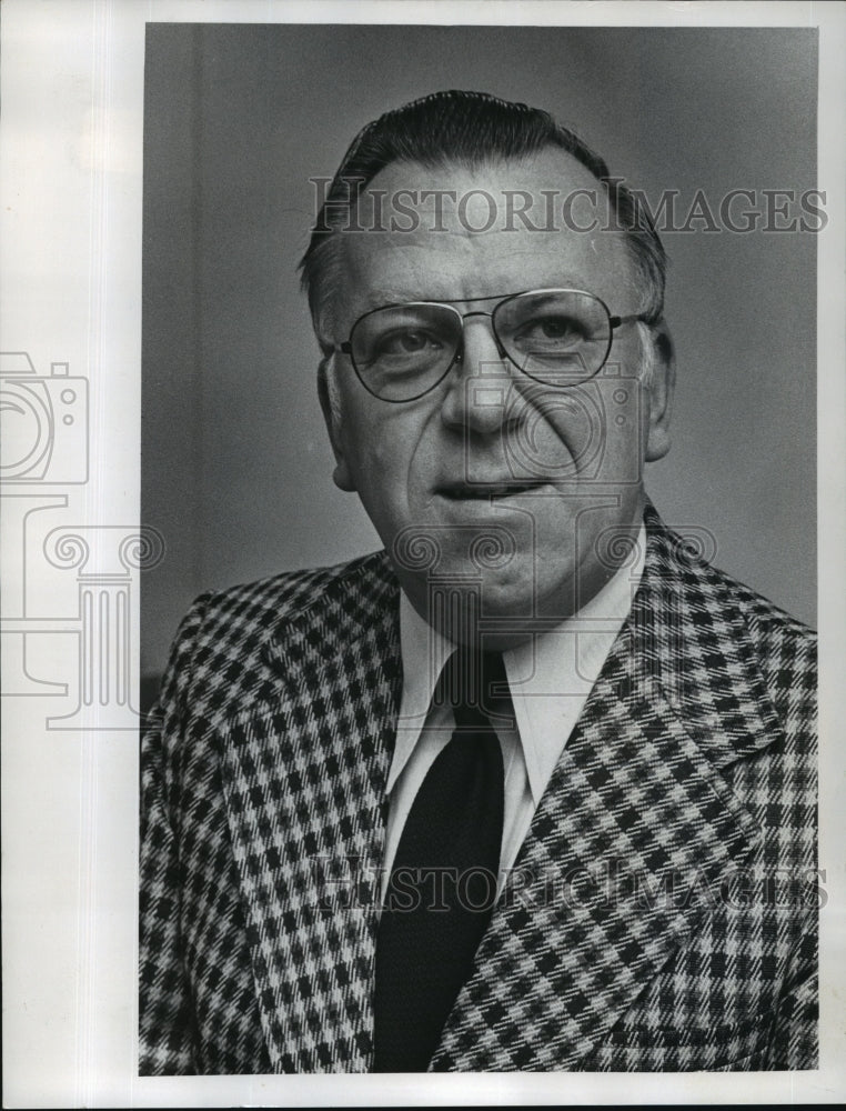 1974 Press Photo Kermit Krupka, deputy of Wisconsin state fire arson bureau-Historic Images