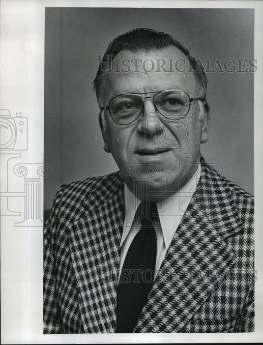 1974 Press Photo Kermit Krupka, deputy of Wisconsin state fire arson bureau-Historic Images