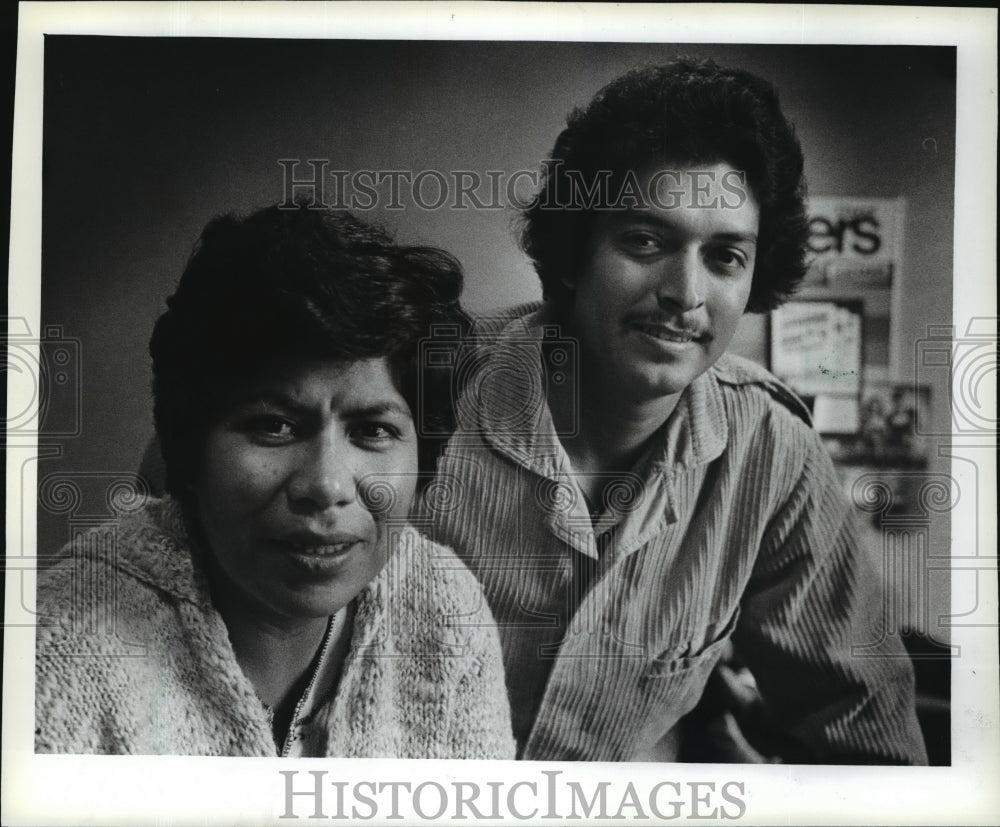 1983 Press Photo Patricia Castro Rocha and Enrique Blandon - mja35064-Historic Images