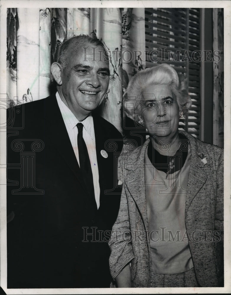 1971 Press Photo Reverend and Mrs. Eugene Carson Blake World Council of Churches - Historic Images