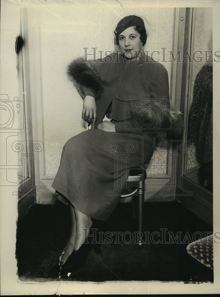 1933 Press Photo Mrs. Jennings Martineau - mja35743-Historic Images