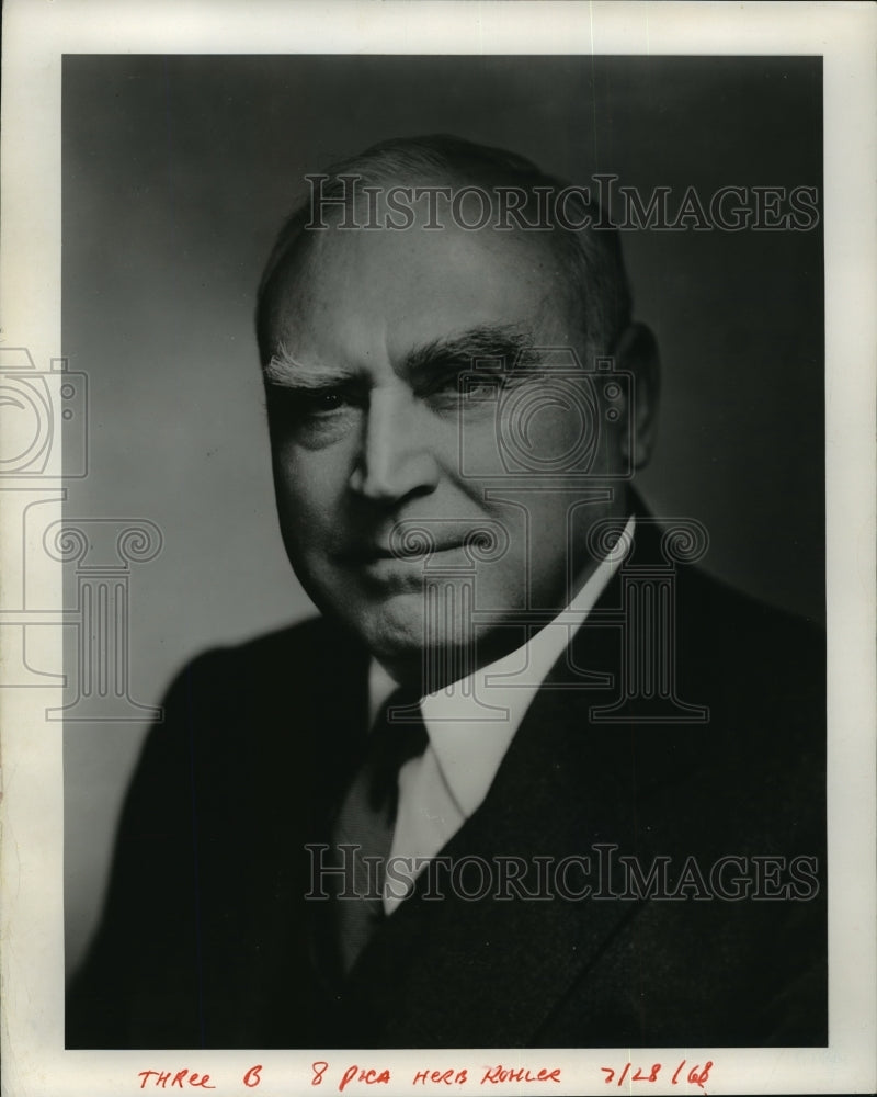 1967 Press Photo Herbert V. Kohler CEO of Kohler Co. obituary - mja35801-Historic Images