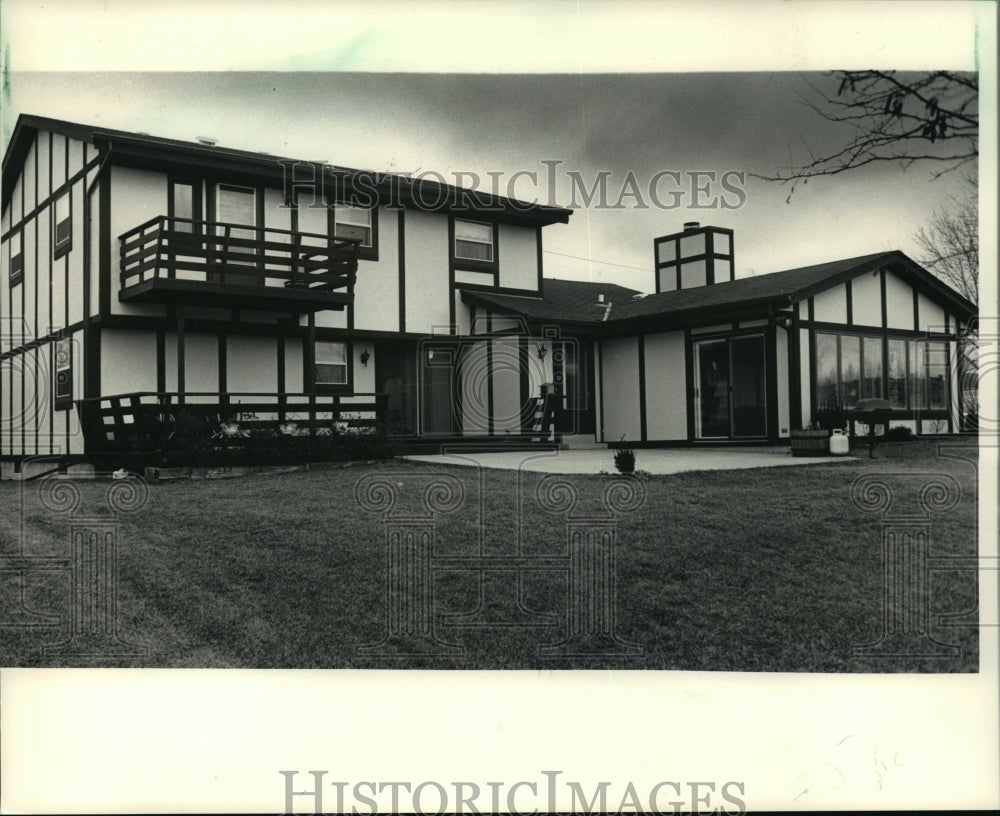 1987 Press Photo Home Of Kevin Kubacki, Vice President Of Universal Mortgage - Historic Images