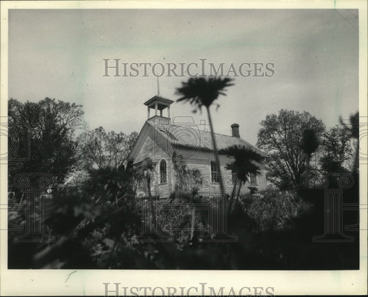 1984 Press Photo Old Schoolhouse Near Holmen In Summertime - mja36317-Historic Images
