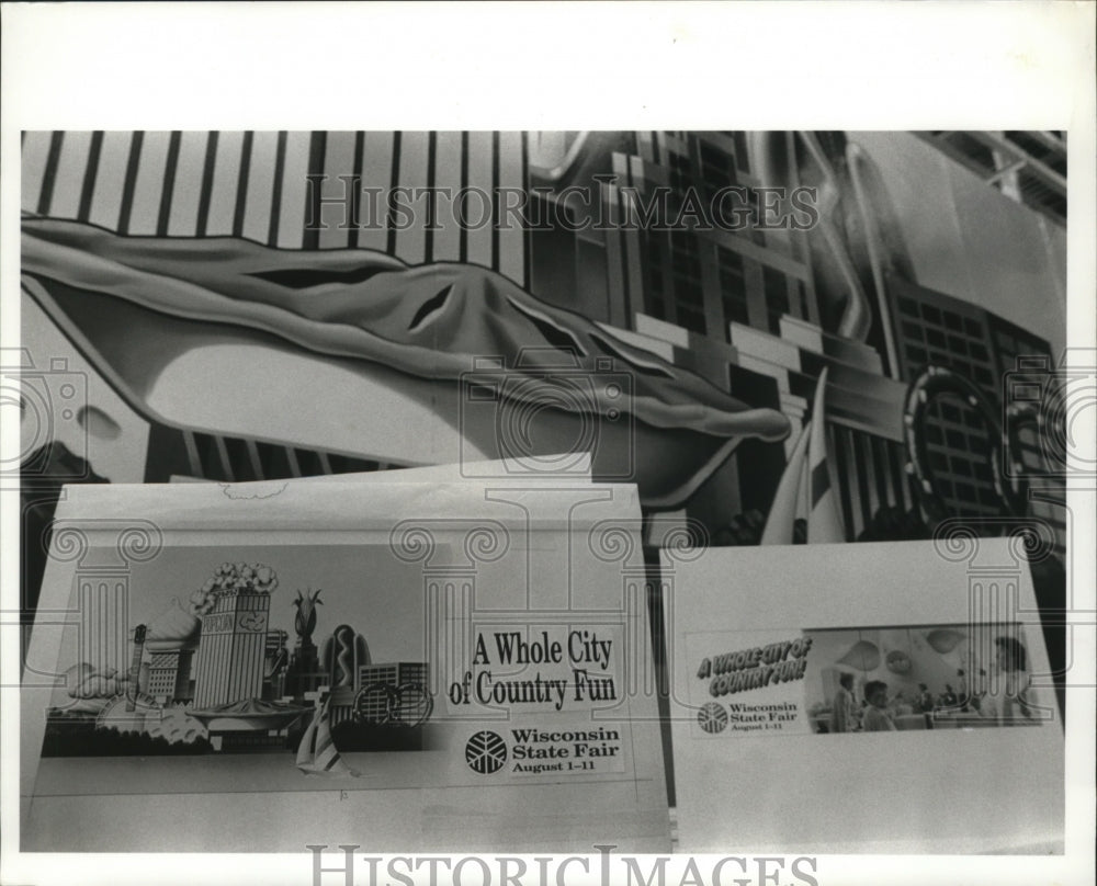 1991 Press Photo &quot;A Whole City of Country fun&quot;, the 1991 State fair campaign.-Historic Images