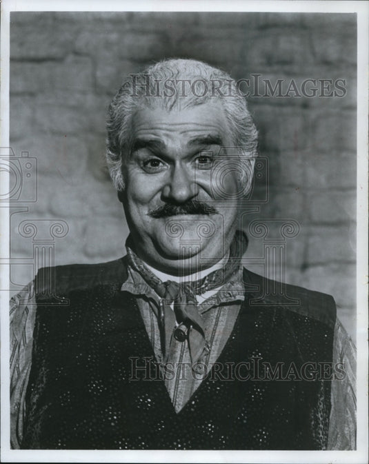 1967 Press Photo Jack Kruschen little old winemaker George Rossi in Bonanza-Historic Images