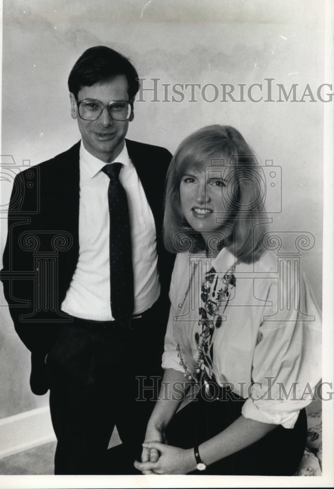 1990 Press Photo Steve and Jane Klein on their consulting business - mja37171-Historic Images