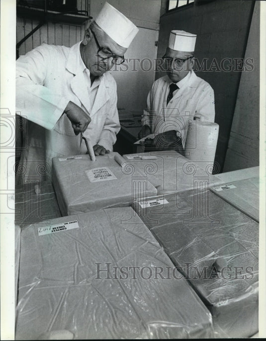1982 Press Photo Wayne Meilke and Norbert Jadin at the Wisconsin State Fair-Historic Images