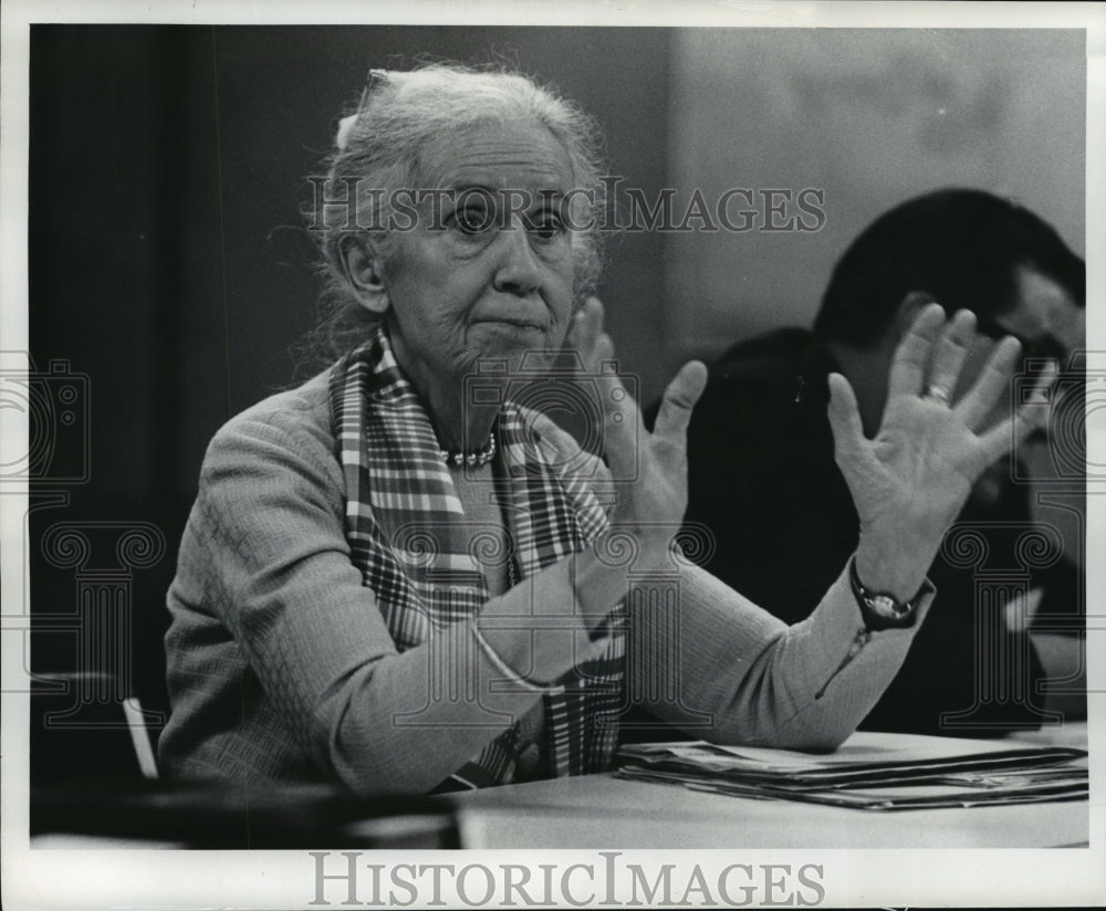 1973 Maggie Kuhn, Gray Panthers activist - Historic Images