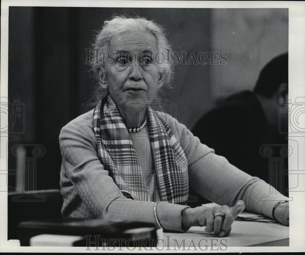 1973 Press Photo Maggie Kuhn Gray Panthers activist - mja37534 - Historic Images