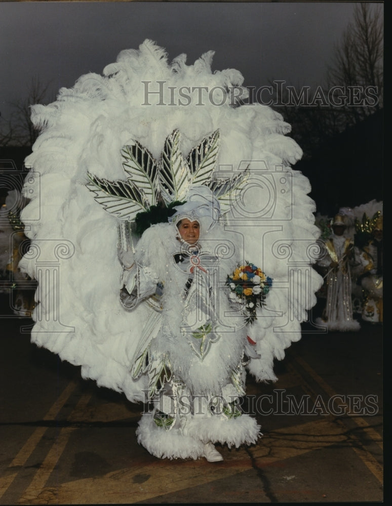 1988 Press Photo New Year&#39;s Day Mummers Parade in Philadelphia - mja38098 - Historic Images