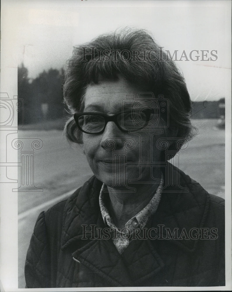 1973 Press Photo Mrs. John Kucera Chairman of Town of Iron River Wisconsin-Historic Images