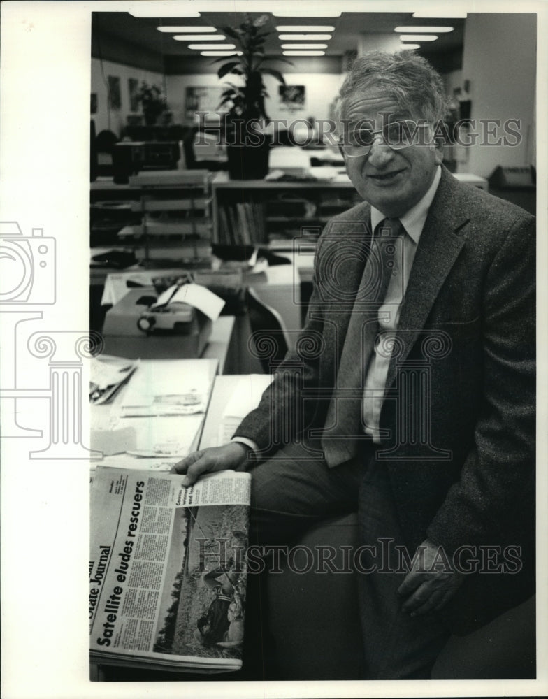1984 Press Photo Murphy Wolman, former publisher of the Wisconsin State Journal-Historic Images