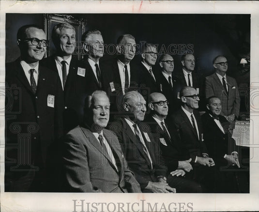 1967 Members of the University of Wisconsin Athletic Department. - Historic Images