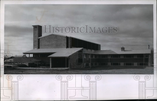 1962 Press Photo Lake Drive Baptist church construction nearly complete-Historic Images